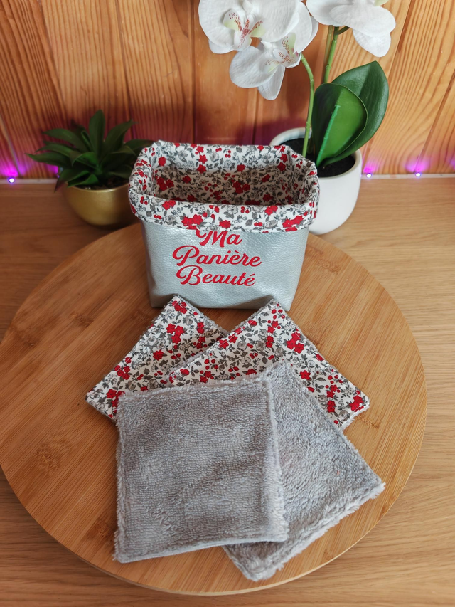 Panière personnalisé grise