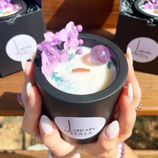 Bougie Tattoo « Lueur Maïa » - Édition Féerie du Printemps