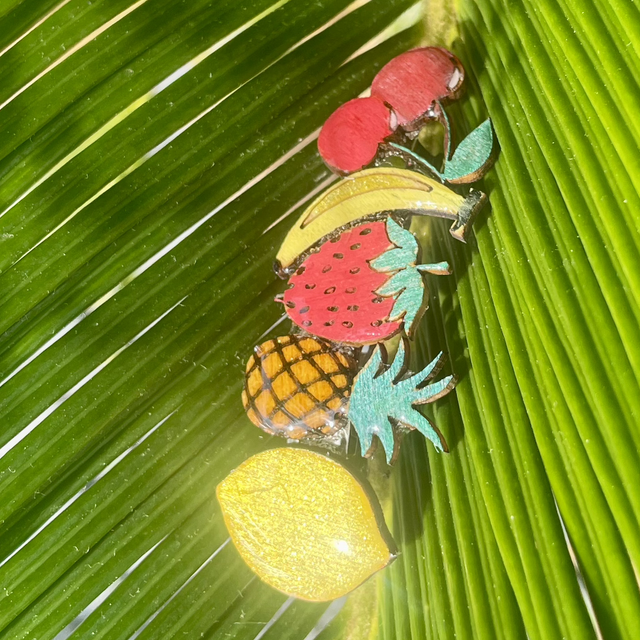 Barrette fruits 