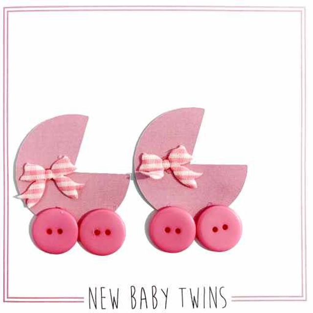 Button Prams - Pink