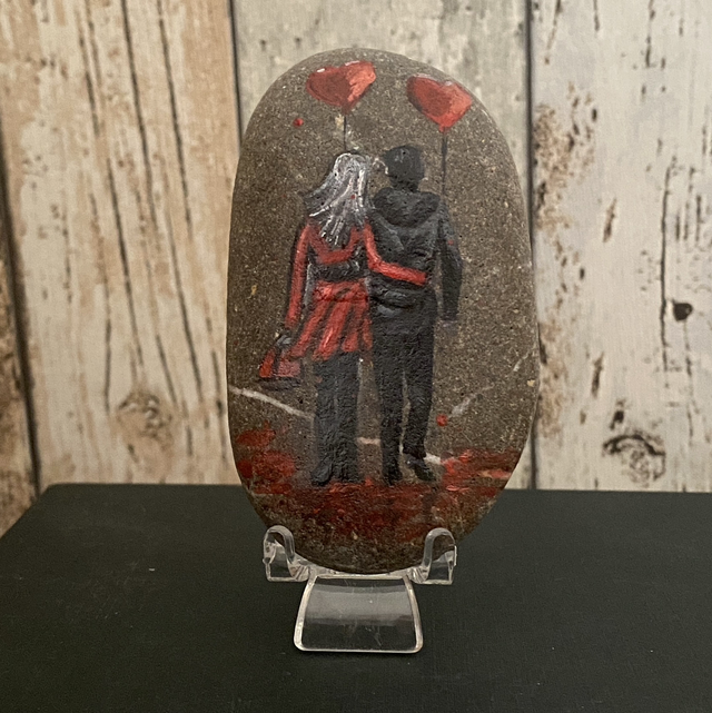 Couple aux ballons