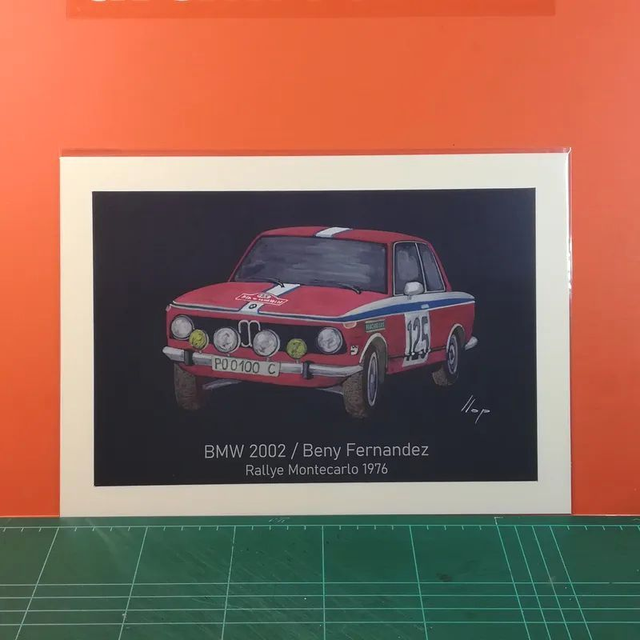 Artimotor prints - A4 1976 BMW 2002 – Beny Fernandez