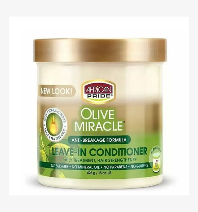 African Pride Olive Miracle Leave In Conditioner 425g/15oz