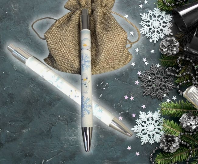 Stylo bille "Bonhomme de neige "