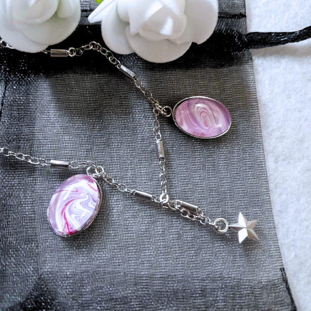 ETOILE ROSE - Bracelet - Métal argenté 