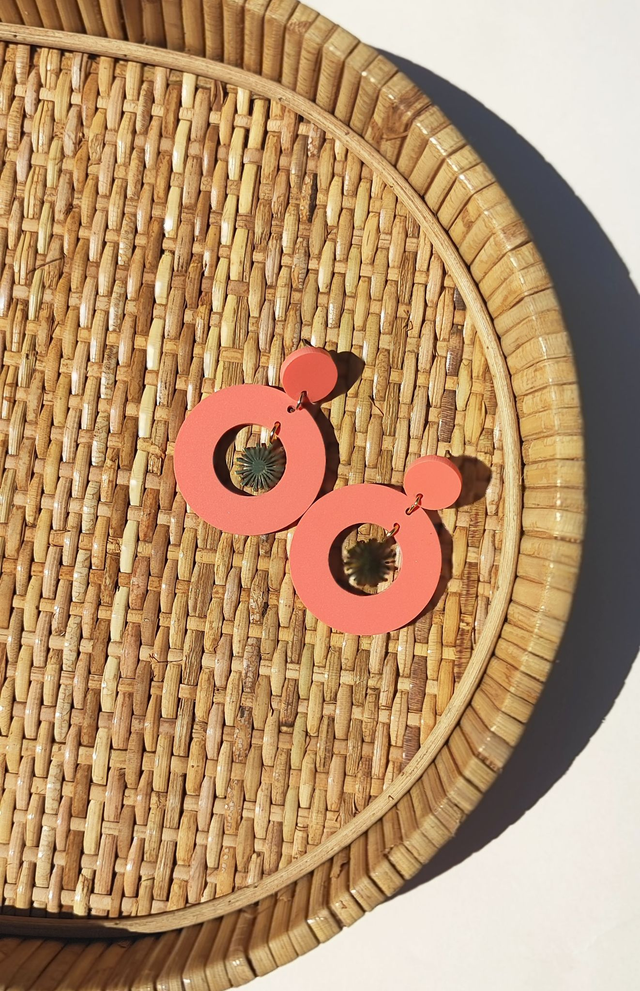 Boucles d'oreilles Mathilde - Pêche