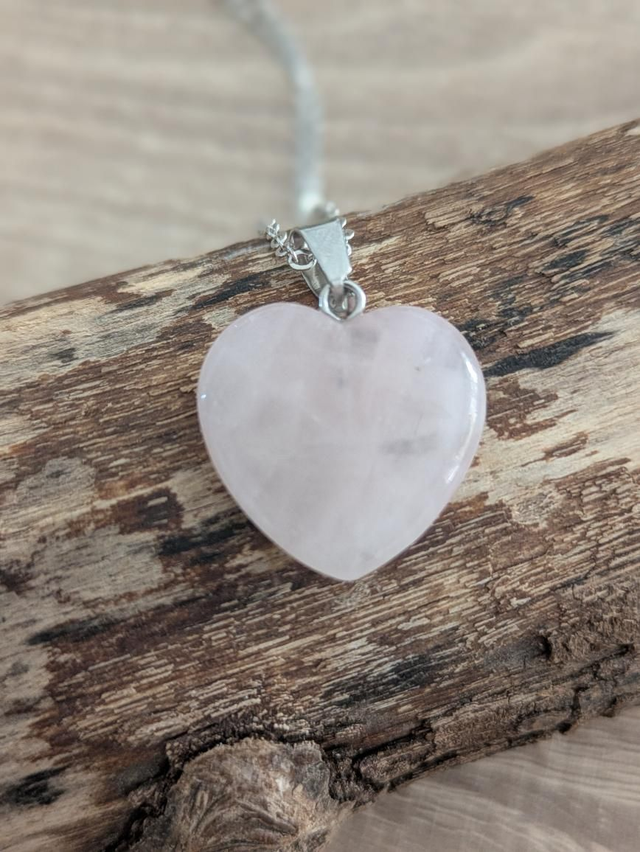 Coeur Quartz rose 