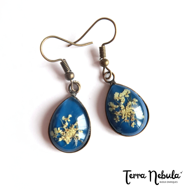 Boucles d&#039;oreilles gouttes Renouveau | BO225 | Ombelles