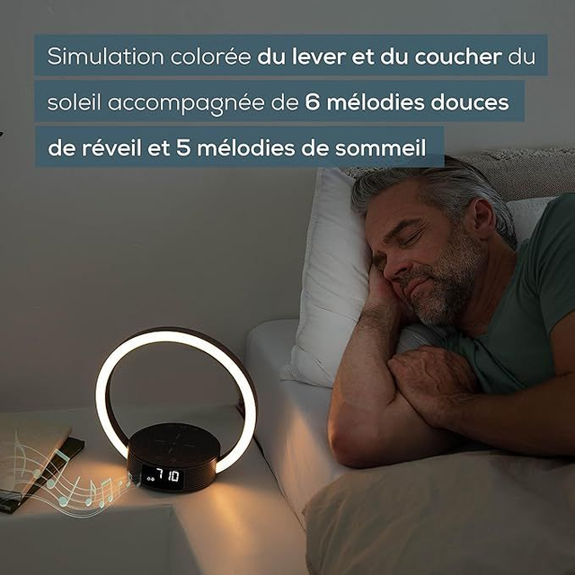 Beurer Réveil lumineux - Wake up + Charge WL 65