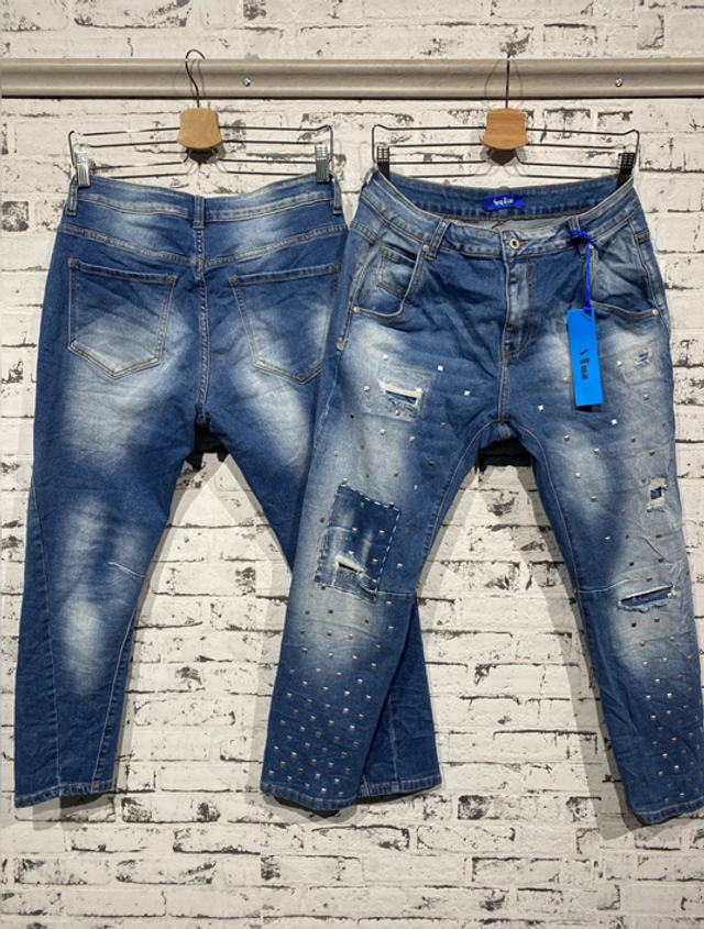 💙 Jeans „Nieten“ 