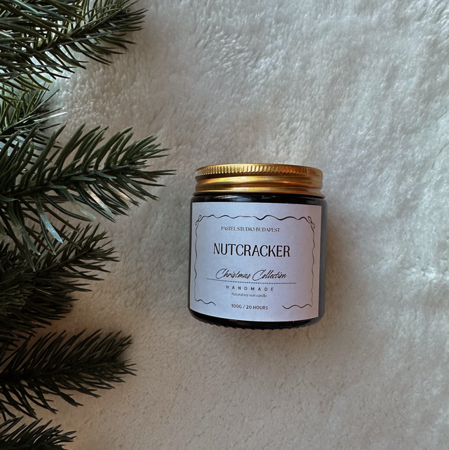 Nutcracker (diótörő) illatú mécses gyertya