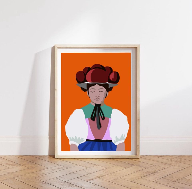 Bollenhut Maidle - Poster
