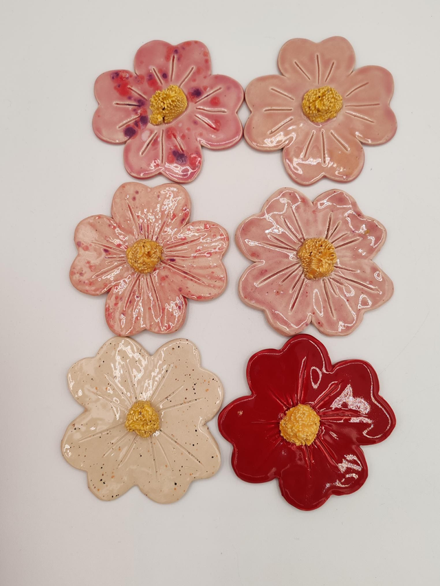 Tasse à expresso rouge grenat intérieur vanille