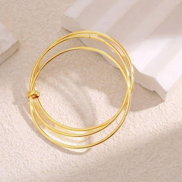 Bracelet Jonc Triple lisse