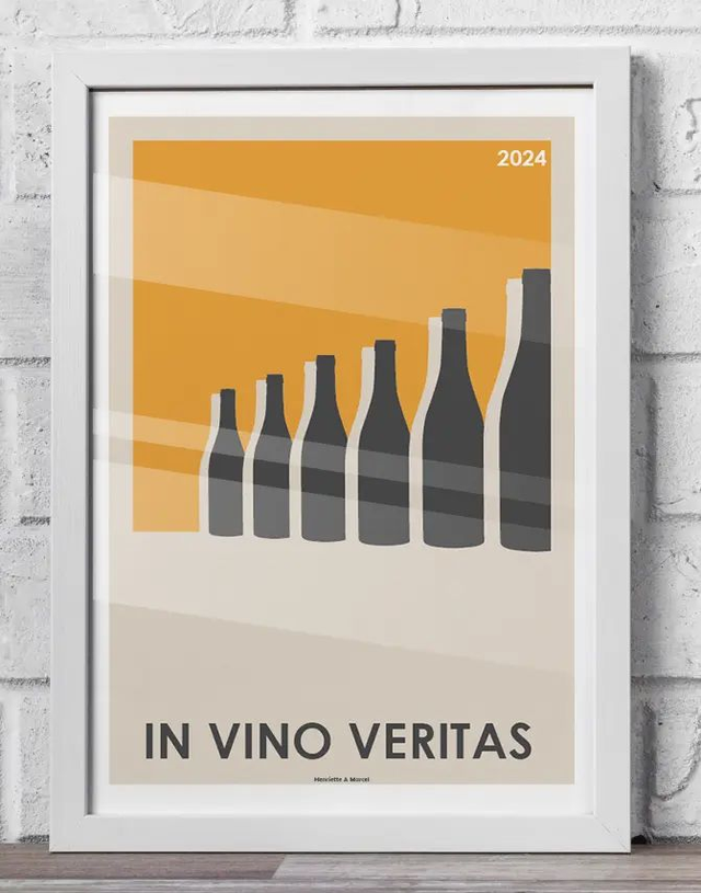 05 - Carte postale vin style vintage