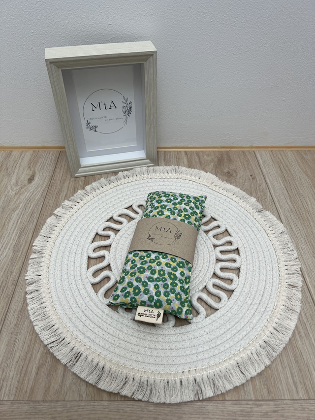 Bouillotte Carrée Fleurie 