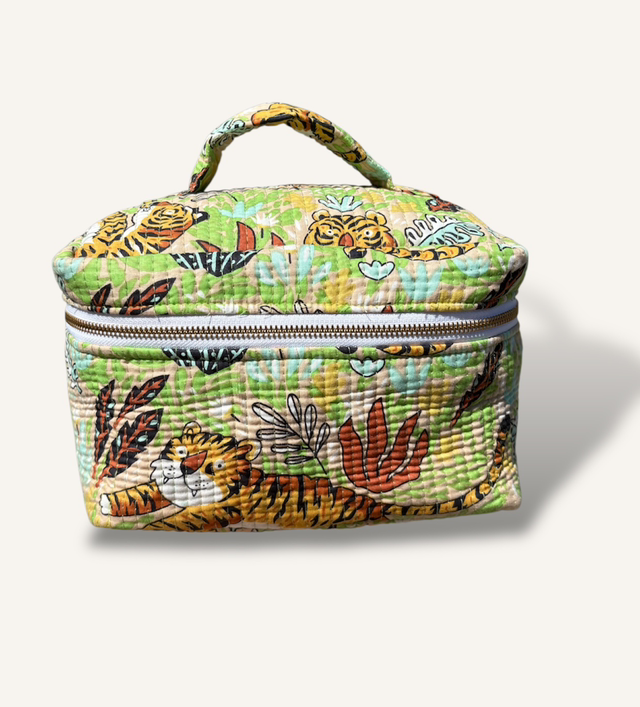 Green Tiger Vanity Bag