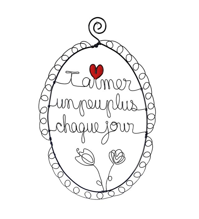 Cadre &quot;T&#039;aimer un peu plus chaque jour&quot;