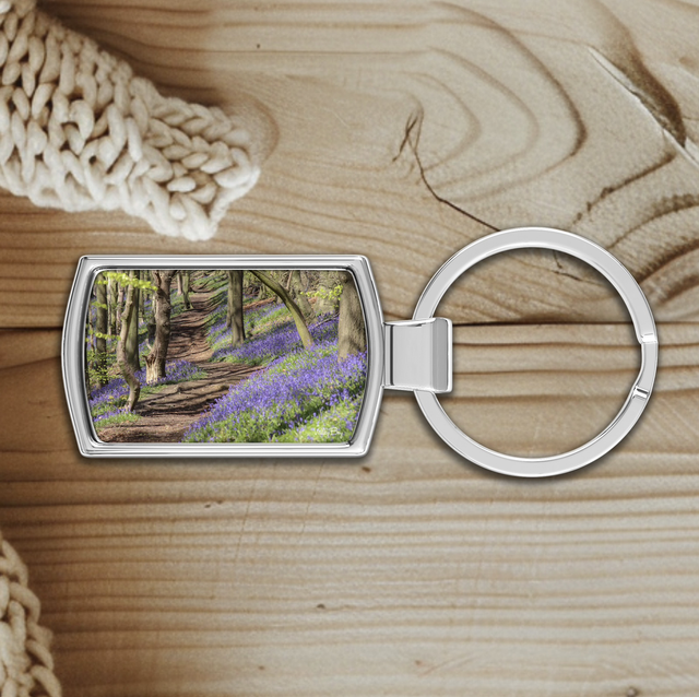 "Bluebell Woodland" Keyring  