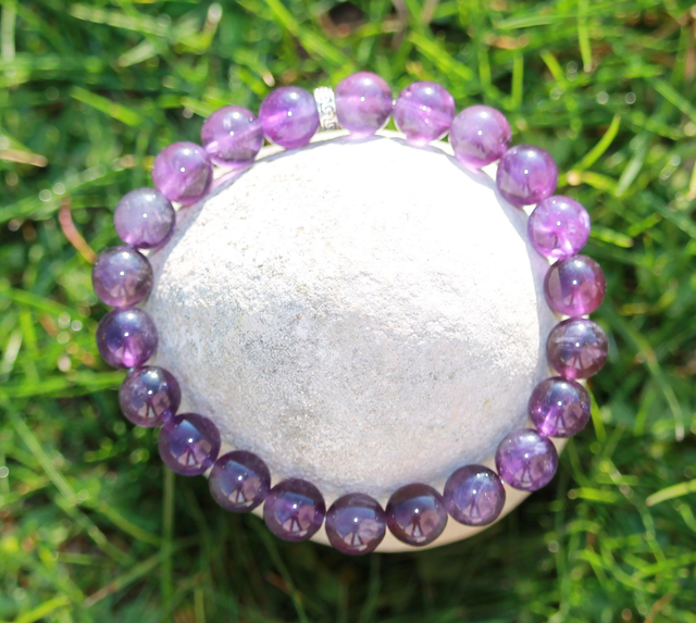 Bracelet améthyste AAA
