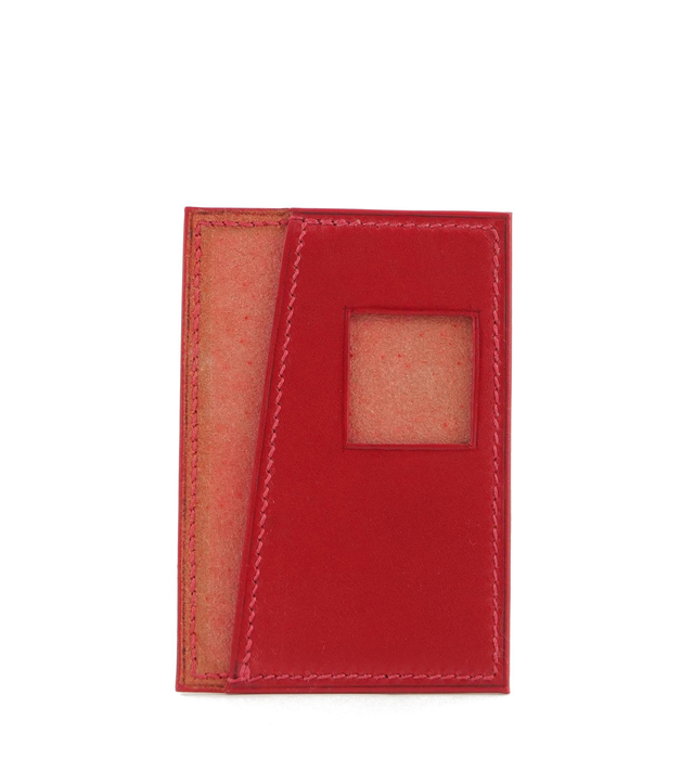 Porte-Pass Navigo Fenêtre Haute DENSHA Rouge