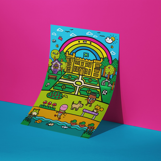 Ayup Elvaston A4 Art Print