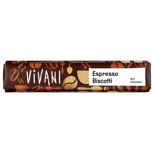 Vivani Schokoriegel Espresso Biscotti 40g 
