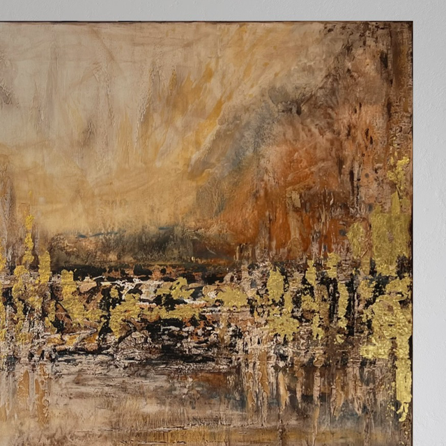 Alchimie - art abstrait contemporain- paysage abstrait - grand format