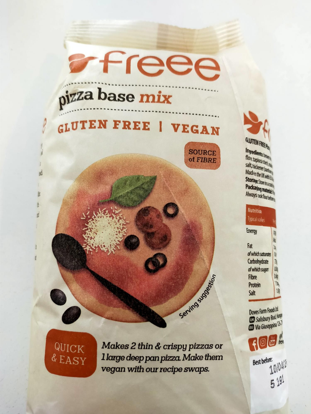 Gluten Free Pizza Base Mix 350g (Freee by Doves Farm) 40267