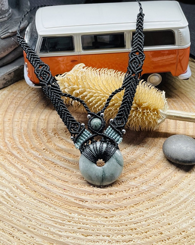 Collier Donut Jade du Méxique