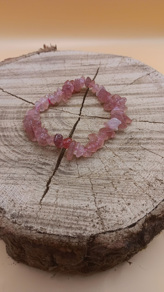Bracelet baroque Quartz Hematoïde A