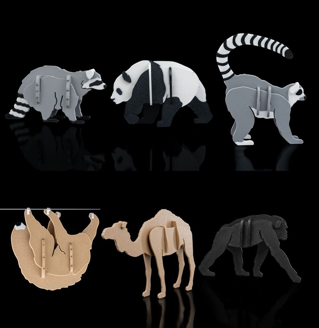 Maquettes : Animaux kit card (partie 2)