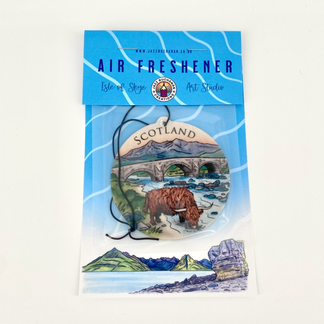 Scotland Highland Cow air freshener