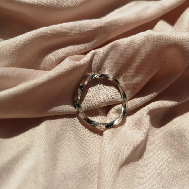 Sterling Silver Twisted Ring