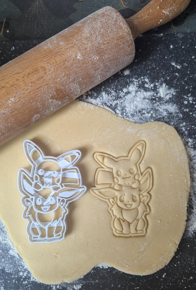 Pikachu &amp; Evoli emporte pièce 