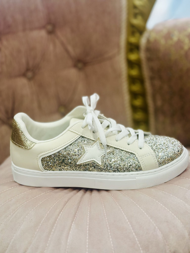 Basket paillette étoile 
