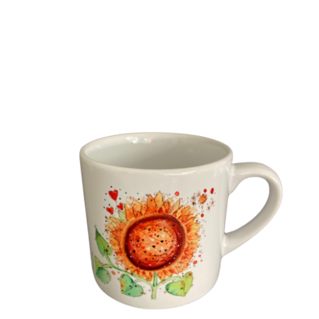 Keramiktasse "Sonnenblume"