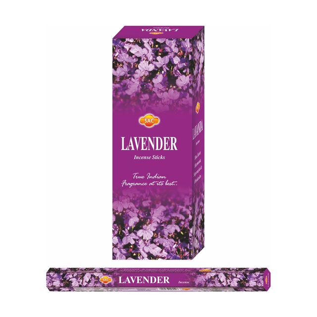 Caja GRANDE  6 uni. Incienso Sac Lavanda