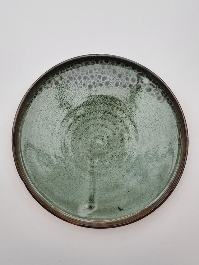 Sage Crystalline Dining Plate