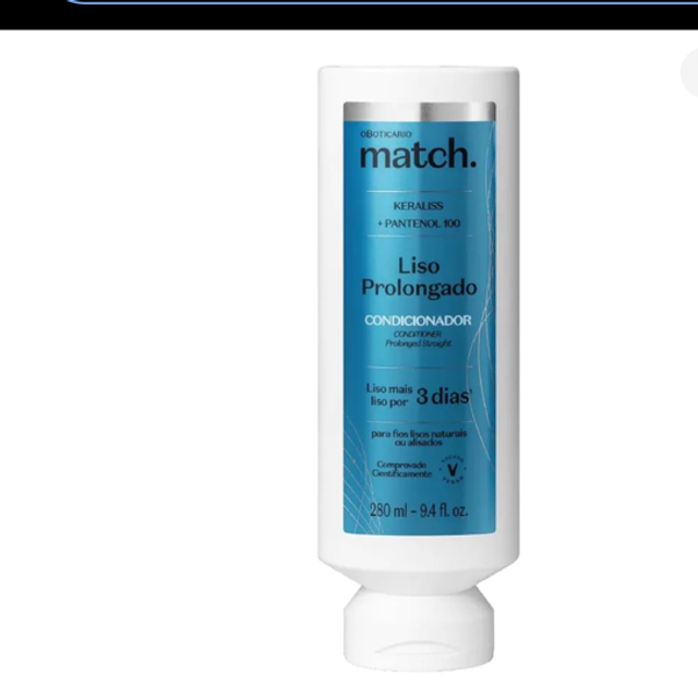 Match Condicionador Liso Prolongado 280ml