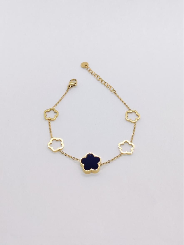 Bracelet Lya double face - Motif Fleur
