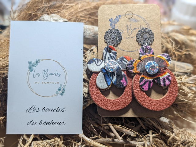 Boucles d'oreilles Baby Marguerite Terra Cotta bm013