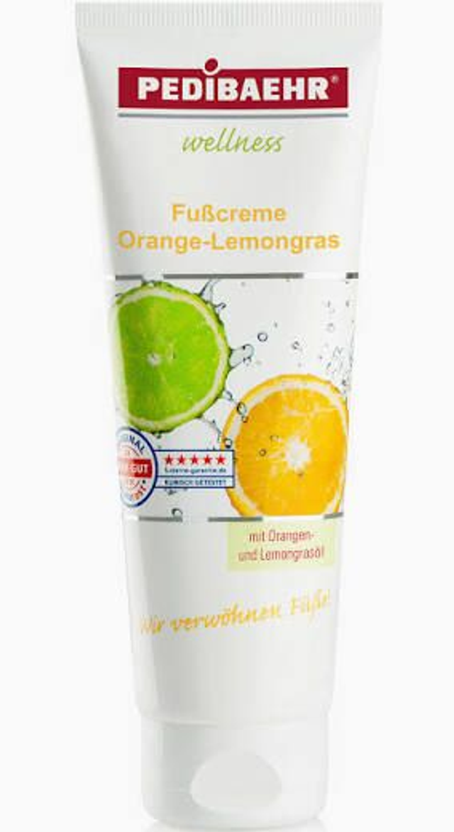 Pedibaehr Fußcreme Orange-Lemongras 125ml