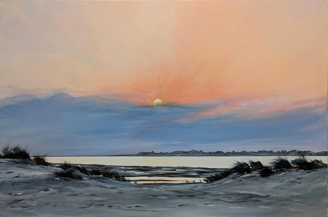 Sunset on the dunes

