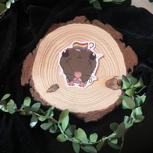 Sticker Rata // rata negra gay