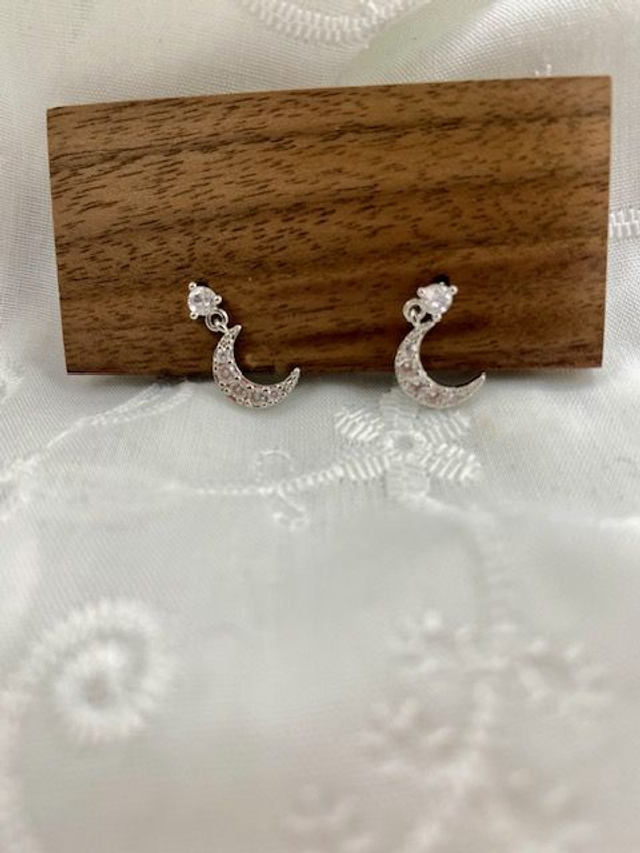 Boucles d'oreilles Lune