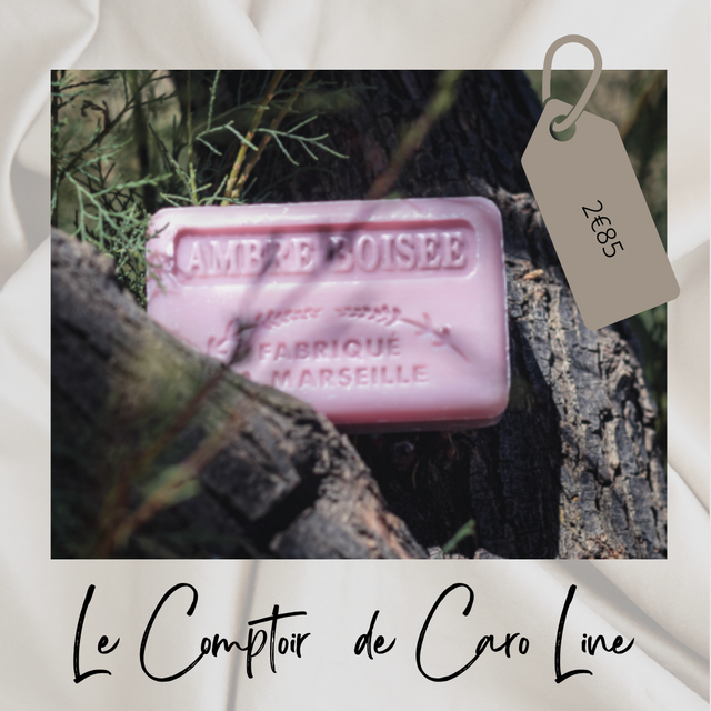 Savonnette Marseillaise Ambre boisée 125 g