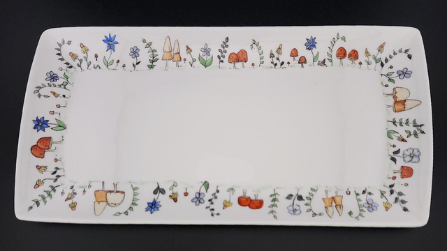 Plat - Petites fleurs - LFC