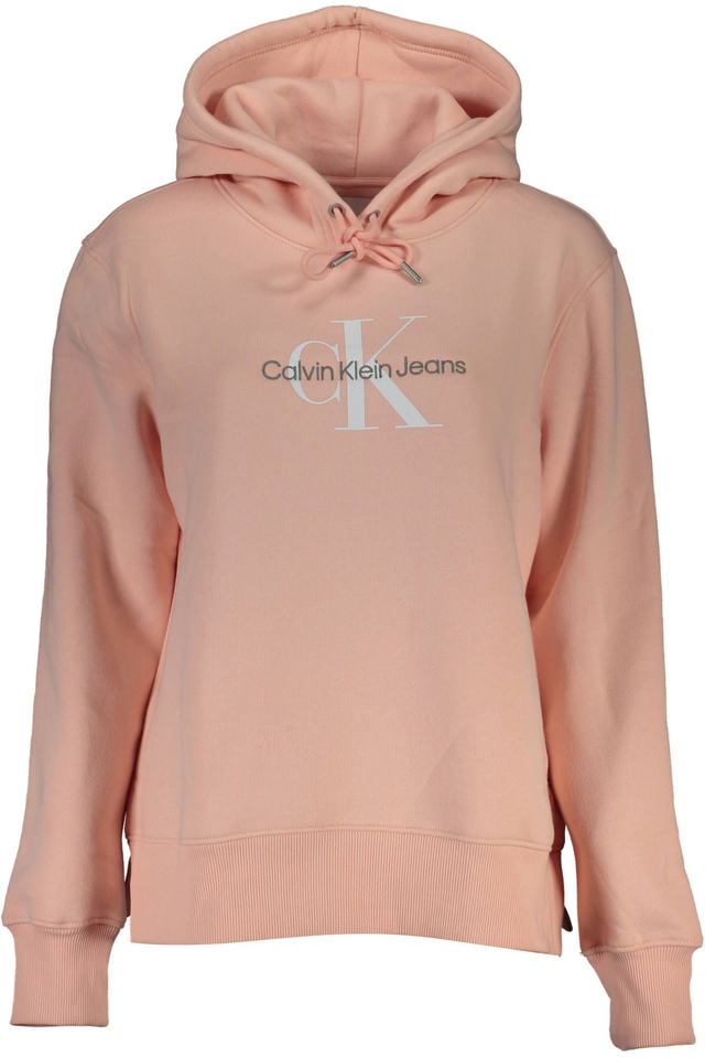 CALVIN KLEIN FELPA SENZA ZIP DONNA ROSA
