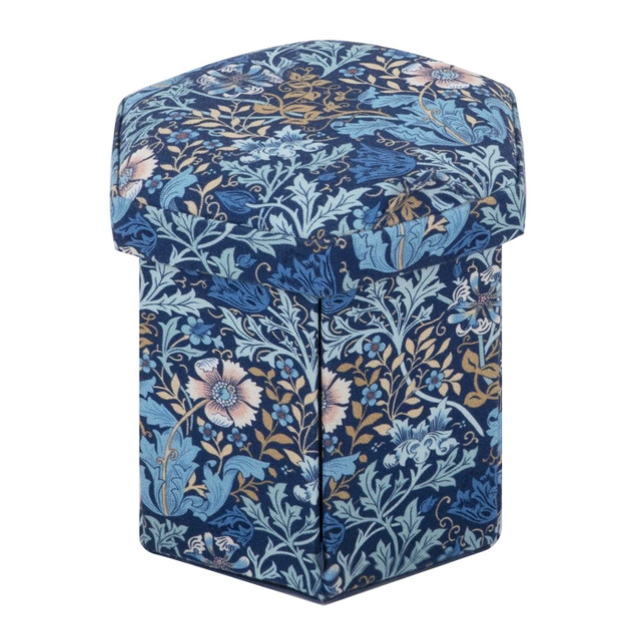 Sewing Kit: Victorian: Hexagonal: Woodblock Floral